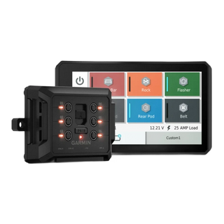 Garmin PowerSwitch wireless 12V switch box, six 30A outputs, front view