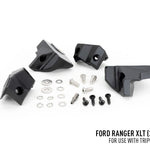 Set of black mechanical components and hardware on a white background with text indicating compatibility for Ford Ranger XLT.