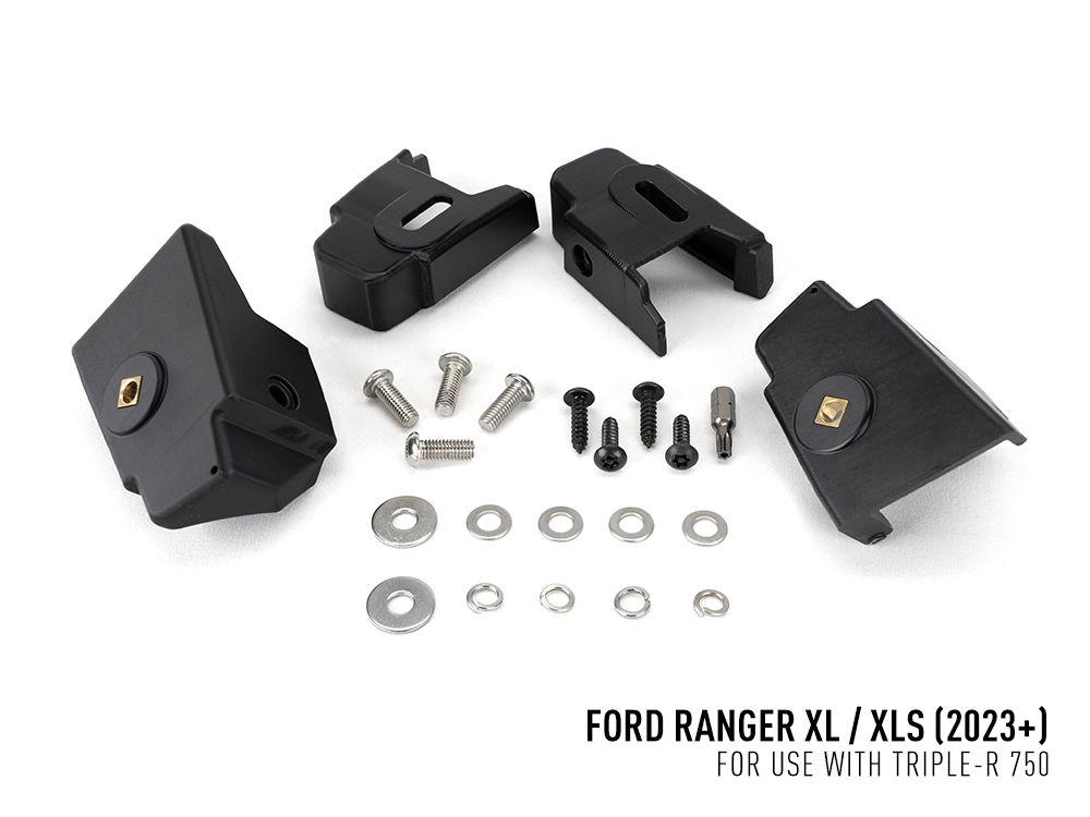 Black mechanical components and hardware on a white background with Ford Ranger XL/XLS text.