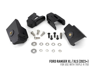 Black mechanical components and hardware on a white background with Ford Ranger XL/XLS text.