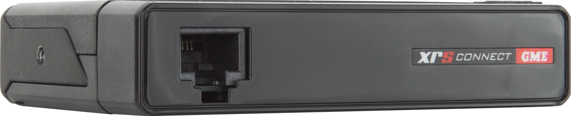 GME XRS-330C Connect Super Compact UHF CB Radio – front three-quarter view