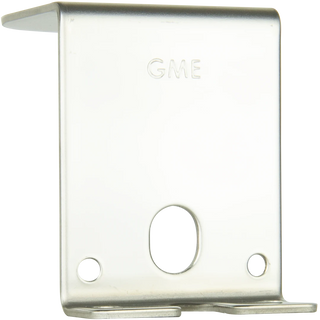 GME Antenna M/Bracket, gutter Z shape – three-quarter view of the stainless bracket