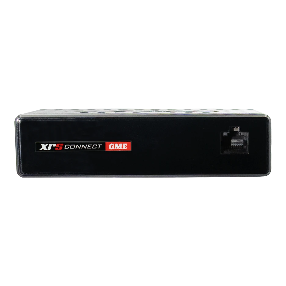 GME XRS-375C compact UHF radio front view showing colour TFT screen and controls