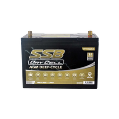 SSB HVT70ZZLD — 12V 105Ah Dry Cell AGM Deep Cycle Battery