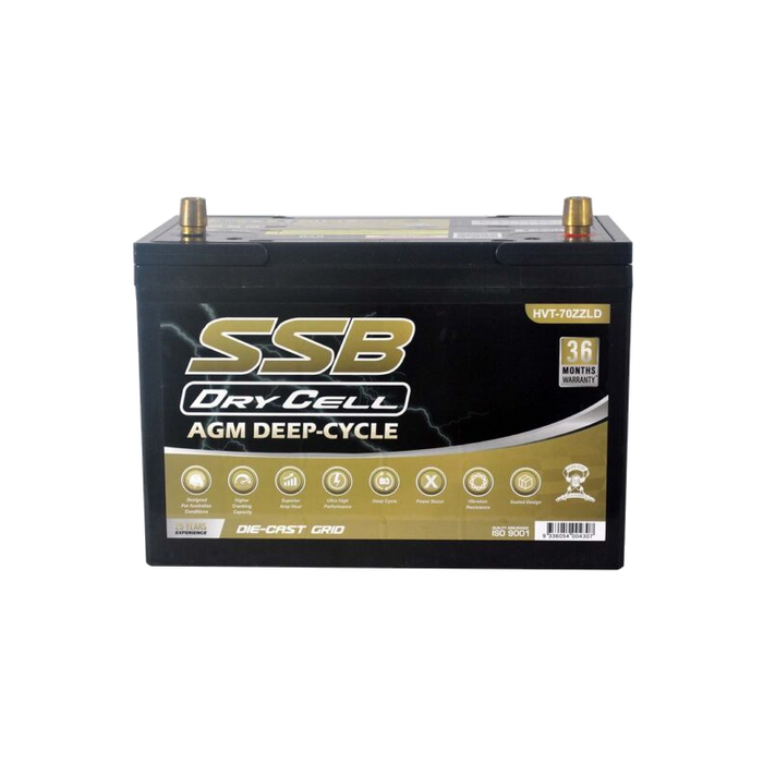 SSB 12V 105Ah Dry Cell AGM Deep-Cycle