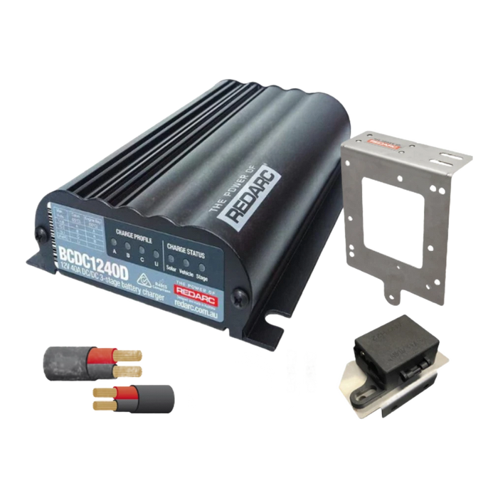 Install Kit for Redarc BCDC1240D 40A Charger — Vehicle-Specific Brackets