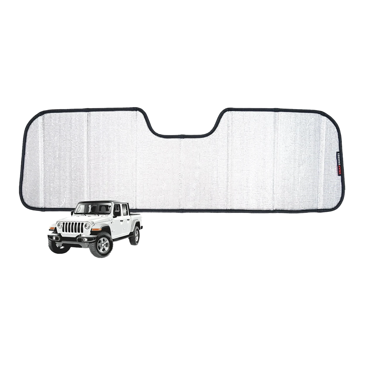 Jeep Gladiator/Wrangler Front Windscreen Sun Shade (JT/JL; 2018+)