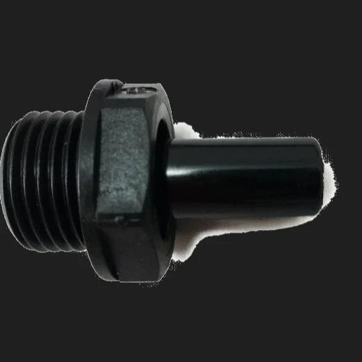 John Guest Plastic 12mm x 1/2 BSP Straight Male Stem Adapter - PM051214E
