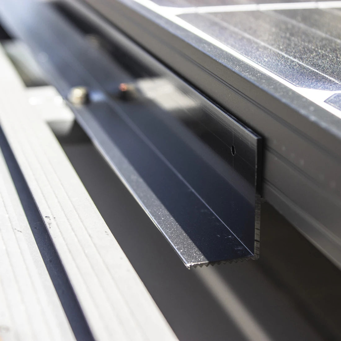 Solar Panel Mounting Rails — Small Twin Pack 800mm – view 2