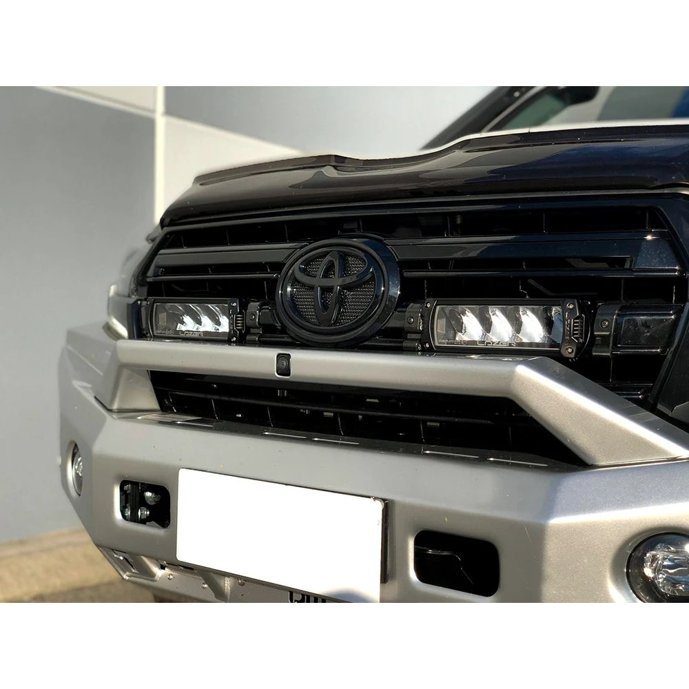 Front view of a Toyota vehicle with clear background