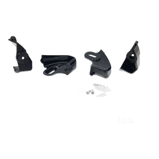 Lazer Lamps Mercedes X-Class (2017+) Grille Kit – black mechanical parts and hardware on a white background with Mercedes X-Class V6 text.