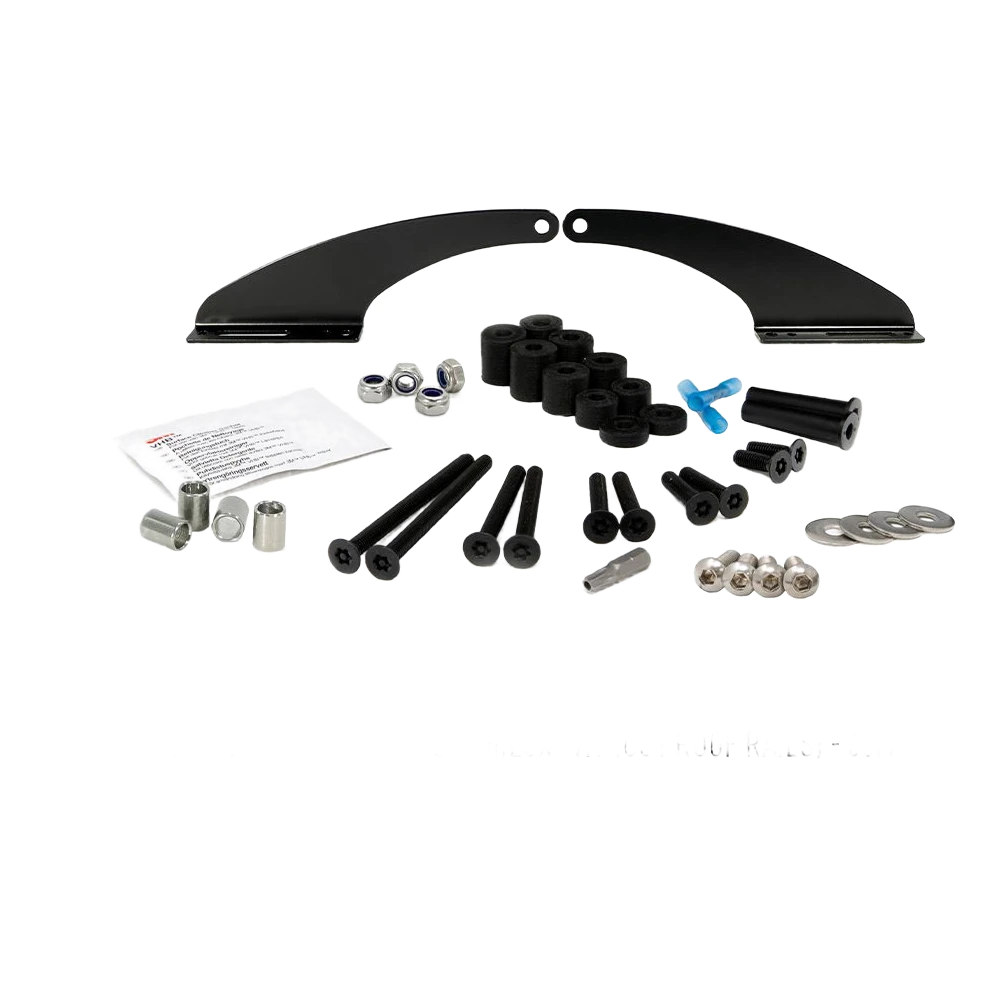 Roof mounting kit for Toyota Hilux without roof rails on a white background