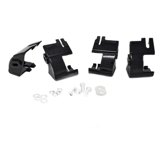 Lazer Lamps VW T6 Highline Grille Kit – set of black mechanical components with screws on a white background