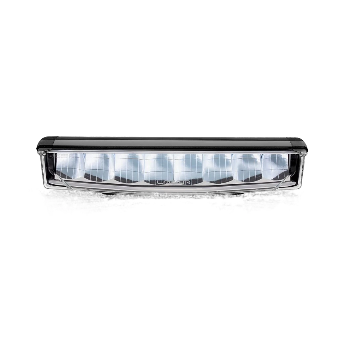 Car headlight on a white background