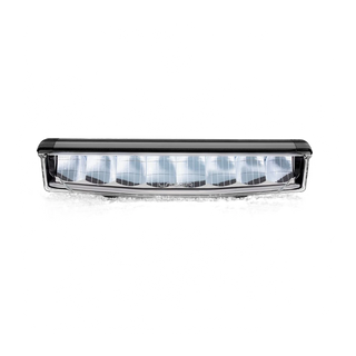 Car headlight on a white background