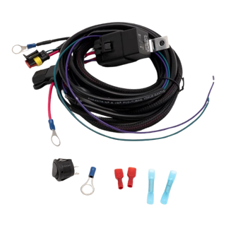 Car wiring harness kit with connectors on a white background