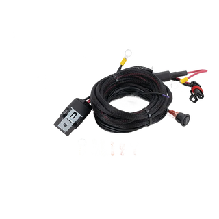 Wiring harness kit with connectors on a white background