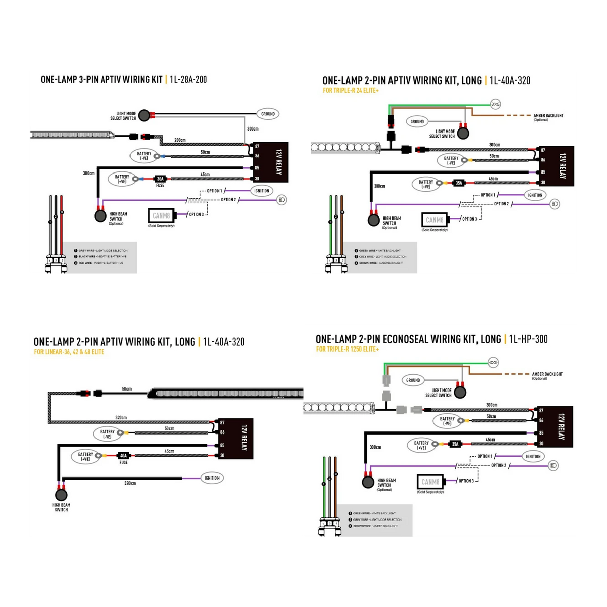 Wiring diagram for automotive applications on a white background
