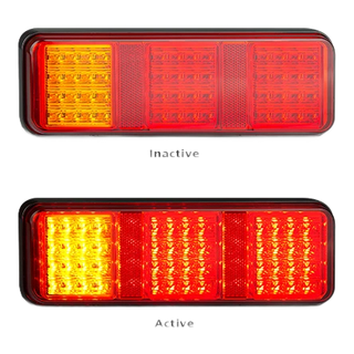 LED Autolamps - LED Stop/Tail/Indicator Reflector 12-24V – view 2