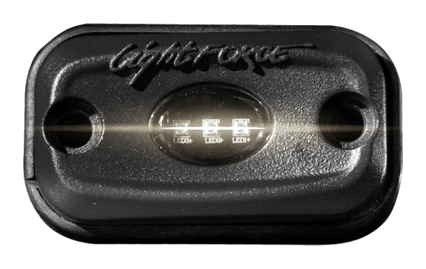 Lightforce ROK9 White LED Utility Light – front view of the white LED lens