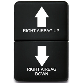 Lightforce Custom Toyota Small Right Airbag Up/ Airbag Down Momentary