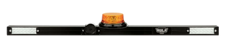 Hulk 4x4 12/24V minebar with amber LED beacon, reverse alarm and combination lamps