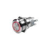 Series of Metal Push Button Switches w/LED On/Off, 19mm 5V