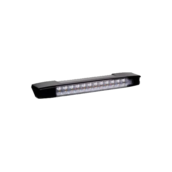 Narva 12V Dual Colour Awning Lamp (White/Amber) with Black Housing