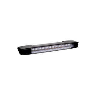Narva 12V Dual Colour Awning Lamp (White/Amber) with Black Housing
