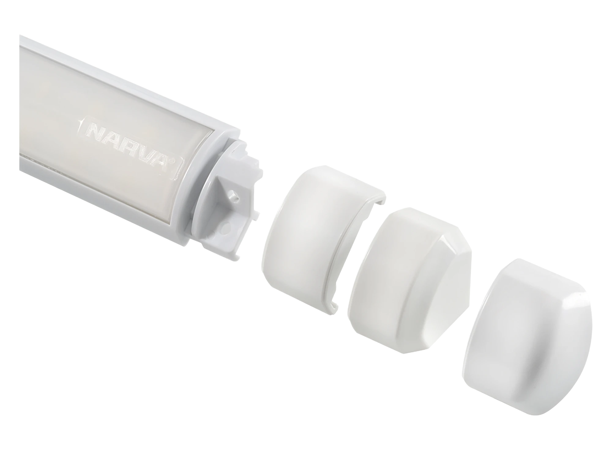 Narva 12V LED Strip Lamp 300mm – strip lamp with end caps and mounting clips