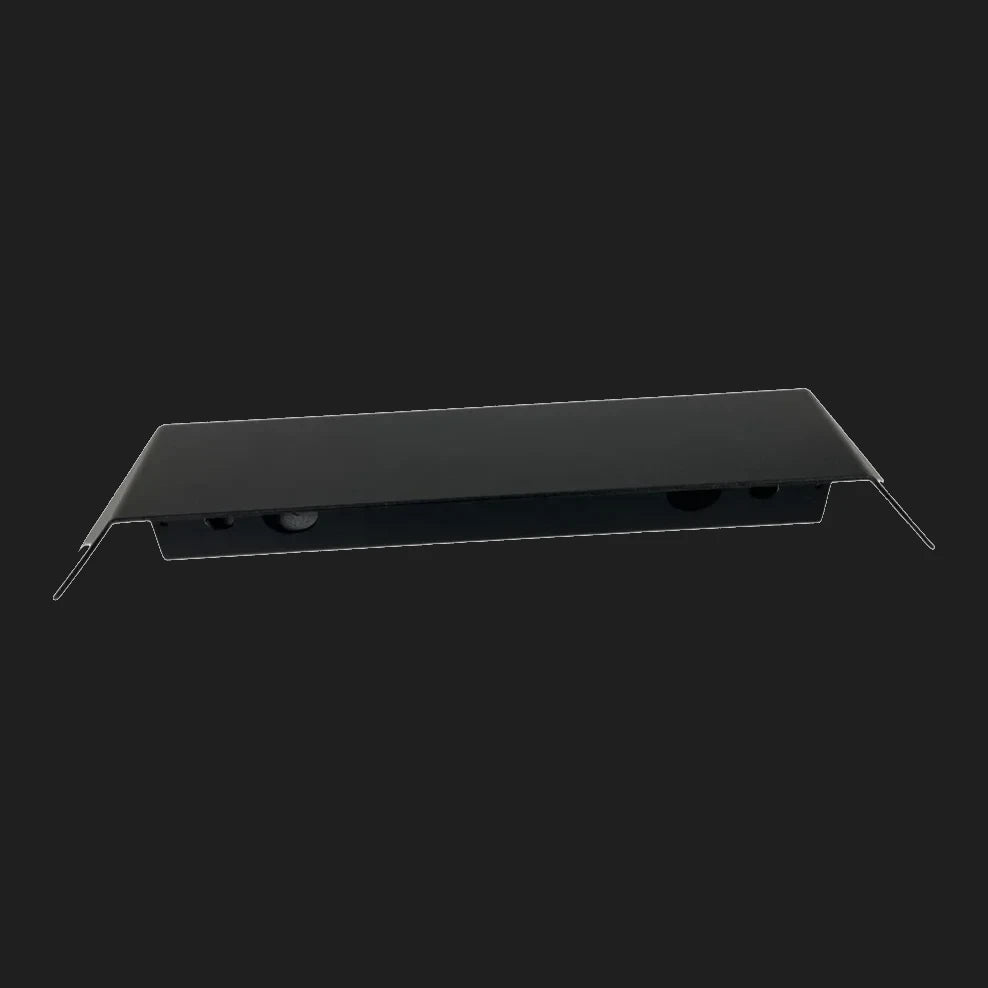 National Luna light mounting plate — universal black bracket for canopy, camper and 4WD exteriors