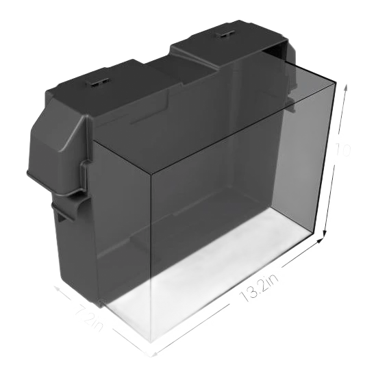Noco Snap-Top Heavy Duty Plastic Battery Box HM327BK – view 2