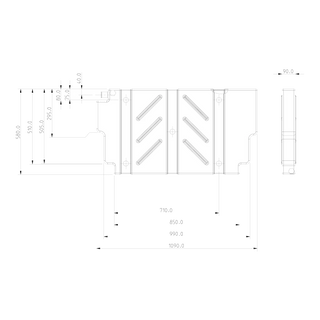 BOAB 42L Poly Vertical Mount Water Tank – view 3