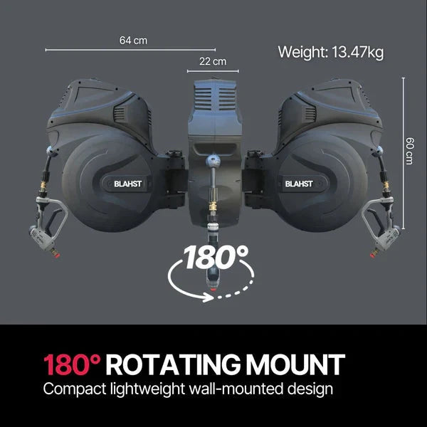 Blahst R30 compact wall mount with 180-degree rotation