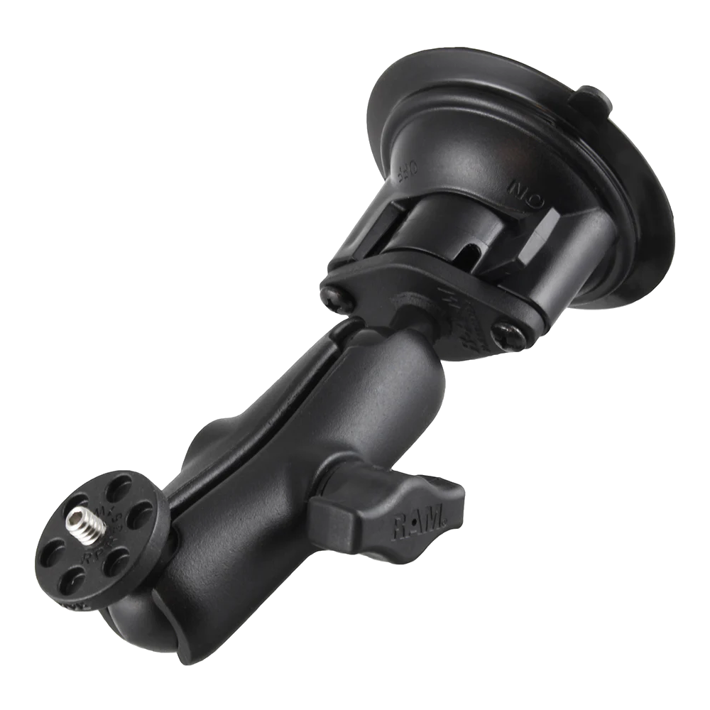 RAM® Twist-Lock™ Suction Cup Mount with 1/4"-20 Camera Adapter - Medium | Phone Holders