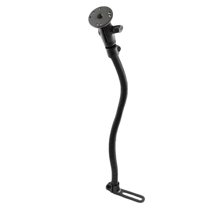 RAM® Pod™ I Vehicle Mount with 18" Aluminum Rod and Round Plate - B Size