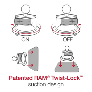 RAM® X-Grip® Large Phone Mount with Twist-Lock™ Suction Cup - Medium – view 6