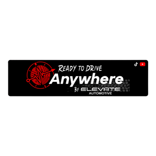 Ready to Drive Anywhere Vinyl Bumper Sticker