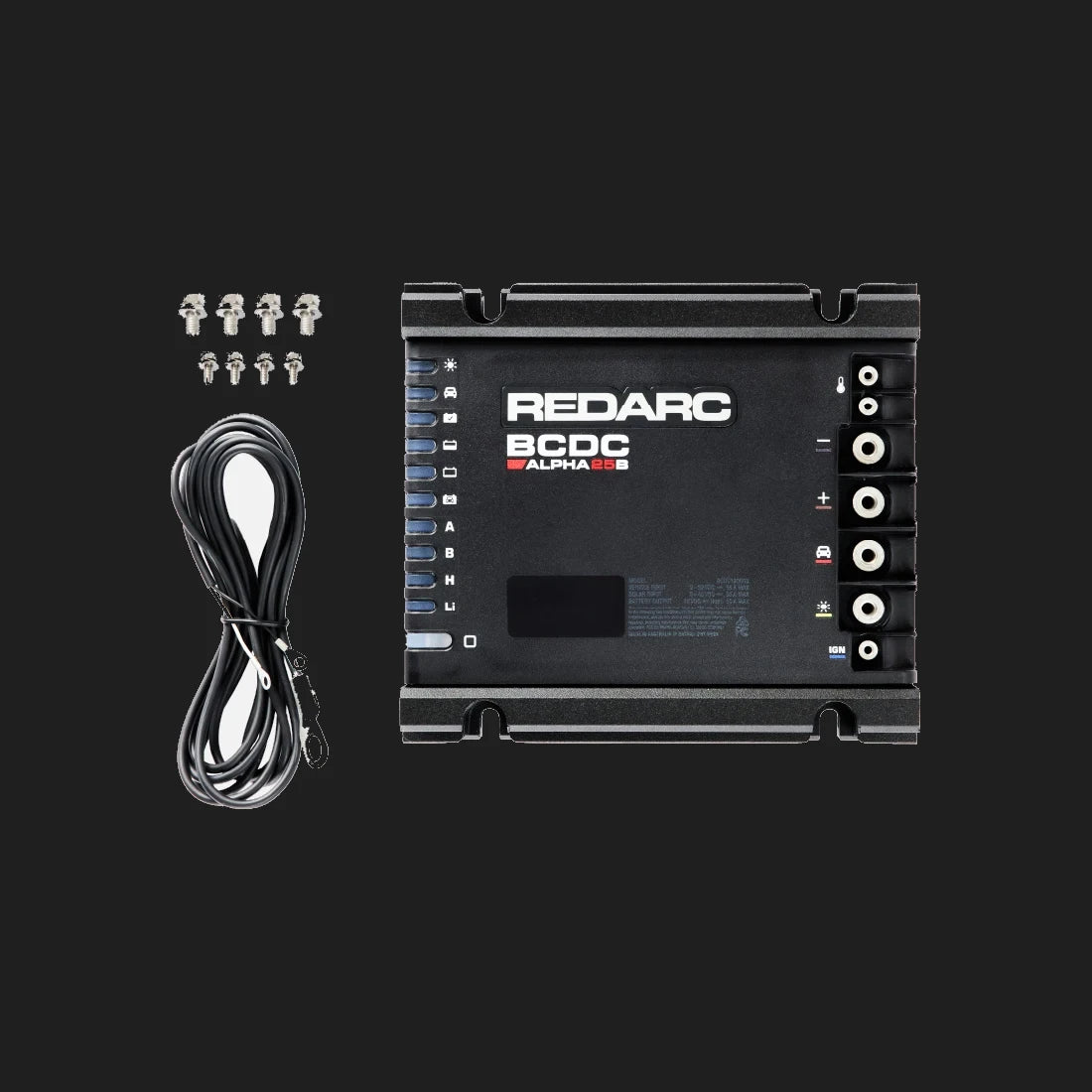 Redarc BCDC Alpha25 12V 25A DC-DC Charger