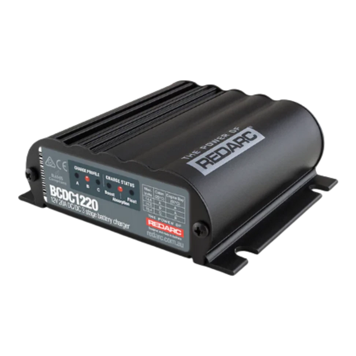 Redarc BCDC1220 — 12V 20A Under Bonnet DC-DC Charger
