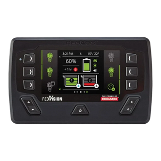 Redarc Manager30 BMS1230S3R install diagram showing AC, DC and solar inputs feeding the auxiliary battery