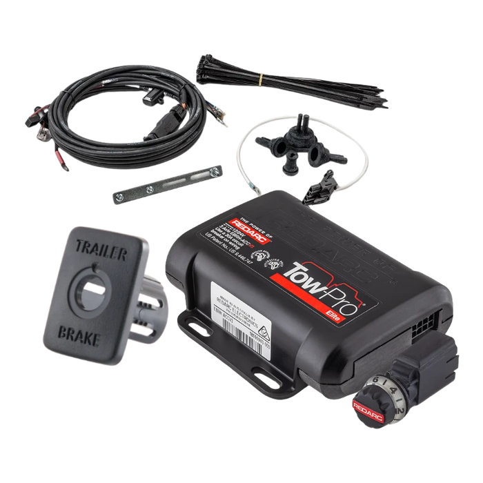 Redarc Tow Pro Elite V3 Kit W/ Wiring Kit + Vehicle Specific Switch Insert
