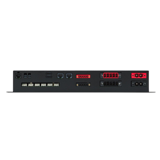 Redarc TVMS1280-DBV2 TVMS Prime Control Module end-on view showing input and output connector banks