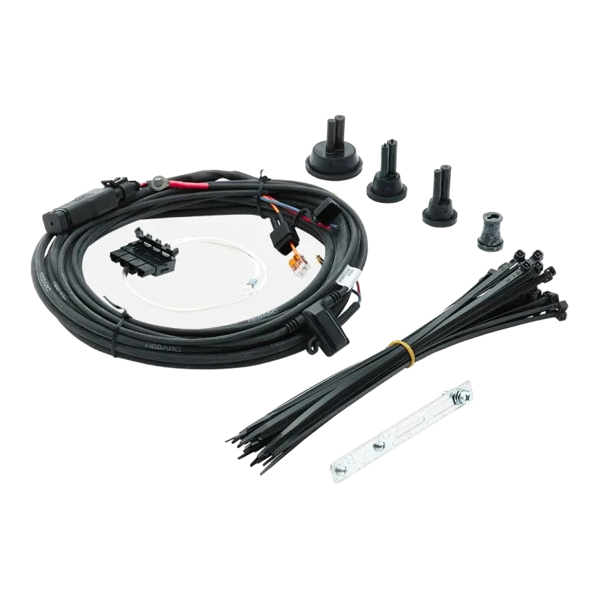 Wiring harness kit with connectors and cables – Redarc Universal Extended Wiring Kit T/S Tow Pro Elite