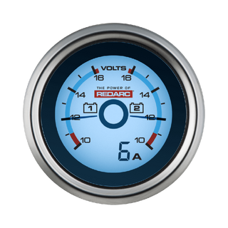 Redarc Dual Voltage 52mm Gauge