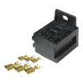 Heavy-Duty Mini Relay Socket — 60-80A 4/5 Pin With Terminals
