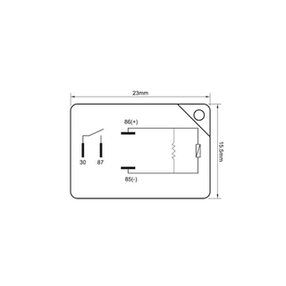 Britax Micro Relay 12V 35A N/O 4 Pin
