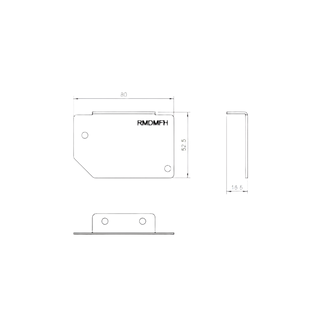 Dual Midi Fuse Holder Brackets