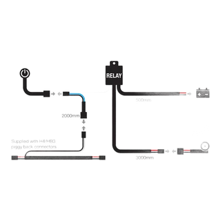 Roadvision LED Bar Light HD Wiring Harness 12/24V – view 2