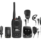 Uniden XTRAK 50 UHF Handheld Radio + Vehicle Accessory Kit